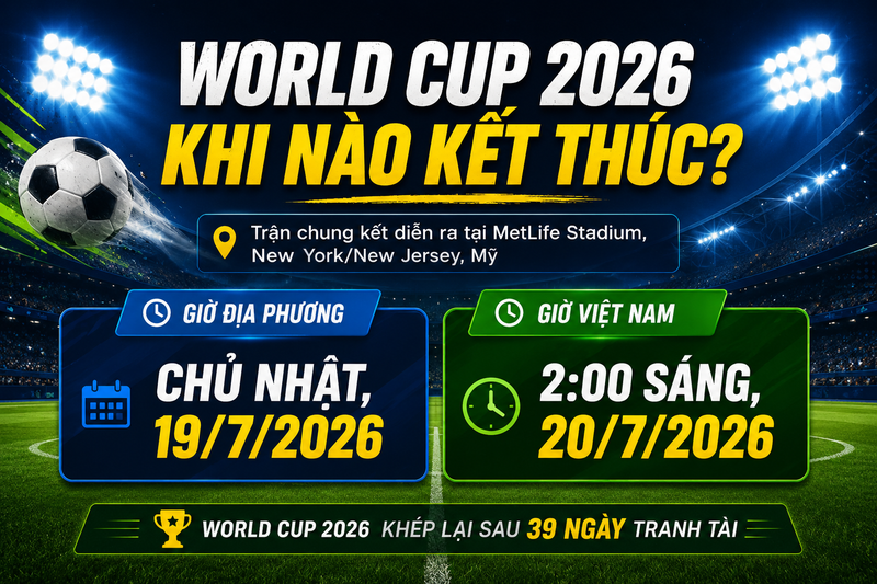 OK9 - Chung kết World Cup 2026: Thời gian, địa điểm 1 OK9 - Chung kết World Cup 2026: Thời gian, địa điểm